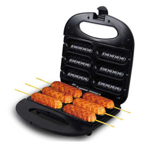Snack Makers: Electric 6 Hole Hot Dog Warmer