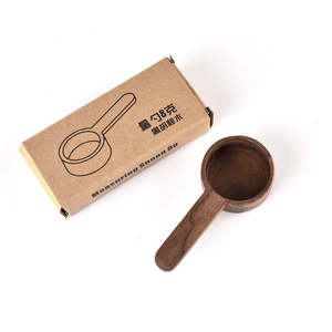 Wooden Coffee Scoop with Short Handle – 8G Walnut