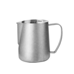 Milk Jug: 400ML Milk Frothing Jug – Polished Finish with Measurement Marks