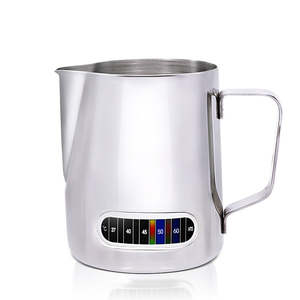 Milk Frothing Jug with Built-In Thermometer 350ML