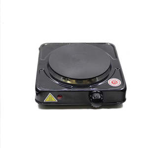 Single Hot Plate for Coffee Makers Black 1000W