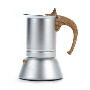 Induction-Compatible Aluminium Moka Pot 150ML