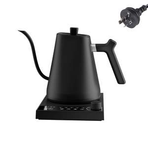 Electric Gooseneck Kettle Black 600ML 1000W