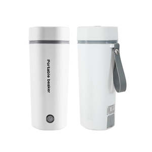 Home Electrics: 350ML Portable Electric Hot Water Kettle – White