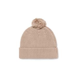 Headwear Accessories: Knit Beanie | Taupe Brown
