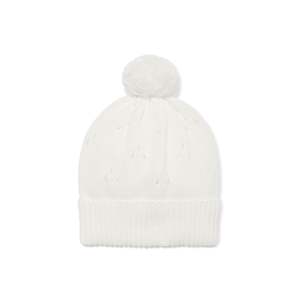 Knit Beanie | Pointelle Ivory (LUCKY LAST!)
