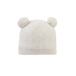 Headwear Accessories: Organic Beanie Snowy | Pebble