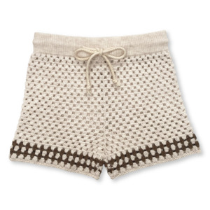 Hand Crochet Shorts | Coconut (LUCKY LAST!)