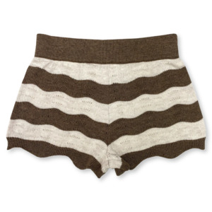 Grown: Summer Knit Shorts | Mud / Coconut (LUCKY LAST!)