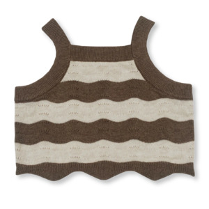 Summer Knit Top | Mud / Coconut (LUCKY LAST!)