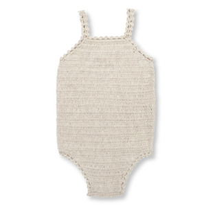 Grown: Hand Crochet Bodysuit | Coconut