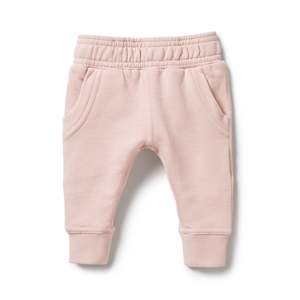 Bottoms 1: Organic Cotton Terry Sweat Pant | Rose (LUCKY LAST)