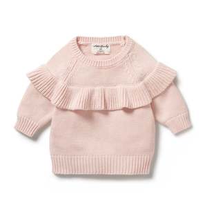 Knit: Ruffle Jumper | Pink