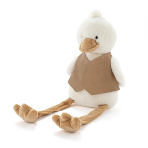 Nana Huchy | Big Bill the Duck Plush Toy (Taupe, 50cm)