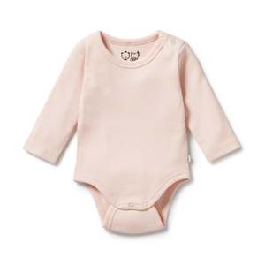 Wilson Frenchy: Organic Cotton Bodysuit | Pink