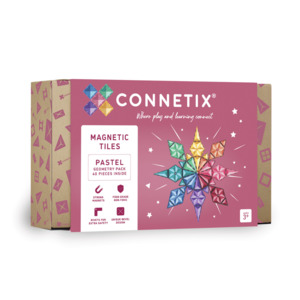 Connetix: Connetix | Pastel Geometry Pack - 40pc