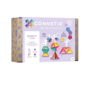 Connetix | Pastel Shape Expansion Pack - 48 Piece