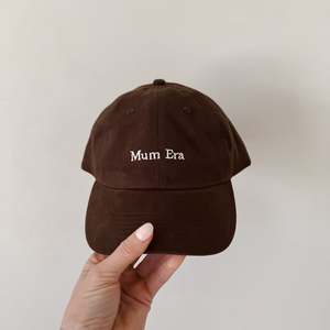 Hats Caps: No Sleep Society Mum Era Cap - Brown | White Fox & Co