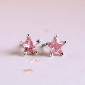 Jewellery: Lauren Hinkley | Pink Shining Star Earrings