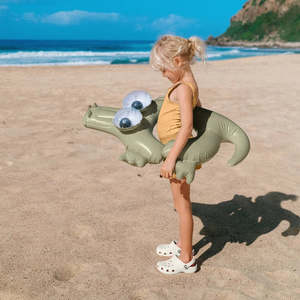 Sunnylife Kiddy Float | Cookie the Croc (Khaki)