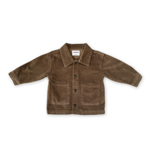 Grown Organic Cord Shirt Jacket | Espresso