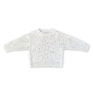 Grown: Grown Organic Funfetti Knit Pullover | Surf