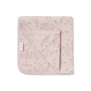 Aster Oak: Organic Cotton Baby Wrap Pale Mauve | Duck Family