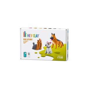 Hey Clay: Hey Clay Dog Story Shepherd, Bull Terrier & Yorkie | 6 Cans