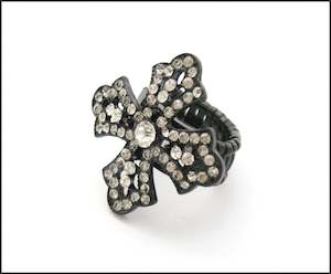 Rings: Diamante Cross Ring