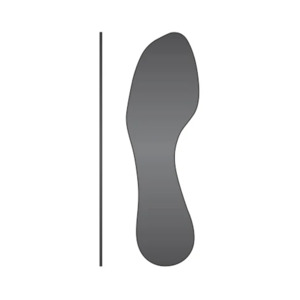 CARBON FIBRE FOOT PLATE FLAT