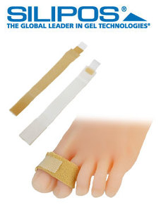 SILIPOS GEL TOE SPLINT ONE SIZE PACK 2