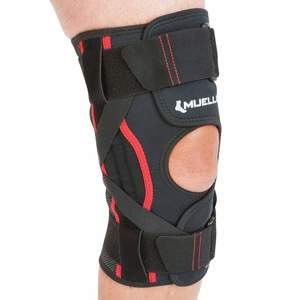 Knee Stabilisers: MUE5217 OMNIFORCE ADJUSTABLE ELASTIC KNEE STABILISER WITH ALLOY STAYS FOR MEDIAL-LATERAL SUPPORT