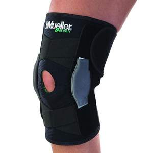 Knee Braces: MUELLER GREEN ADJ HINGED KNEE BRACE UNIVERSAL