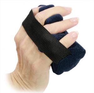 Neuro Hand And Wrist: FINGER CONTRACTURE CUSHION WITH PADDED FINGER SEPARATORS AND THICK ELASTIC BAND
