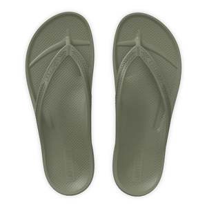LIGHTFEET ARCH SUPPORT JANDALS - KHAKI