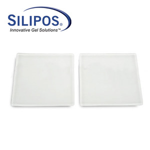 SILIPOS 15505 GEL SQUARES + ADHESIVE 10x10cm (2PACK)