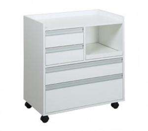 PODIATRY CABINET WITH DRILL SLIDER AND SOFT CLOSE RUNNERS
