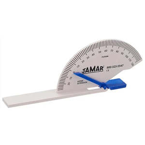 Goniometers: Jamar Finger/Toe Goniometer (tight fitting hinge - blue) NEW