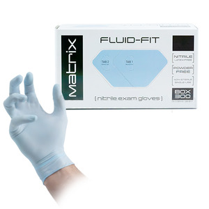 Gloves Ppe: FLUID-FIT NITRILE GLOVES LATEX & POWDER FREE