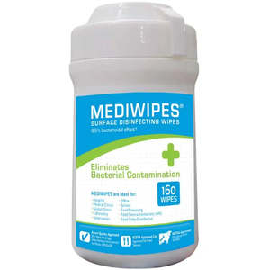Surface Instrument Cleaning: MEDIWIPES - 160 WIPES