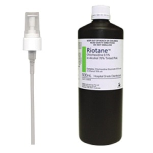 Surface Instrument Cleaning: PUMP TO SUIT RIOTANE 500ML BOTTLE