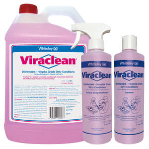 Surface Instrument Cleaning: VIRACLEAN - HOSPITAL GRADE DISINFECTANT