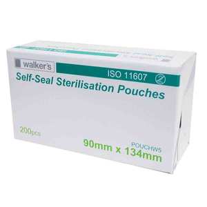 WALKERS/MATRIX SELF SEAL STERILISATION POUCHES (BOX-200)