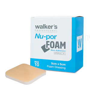 Dressings Gauzes: WALKER'S NU-POR FOAM DRESSING (NON-ADHESIVE)