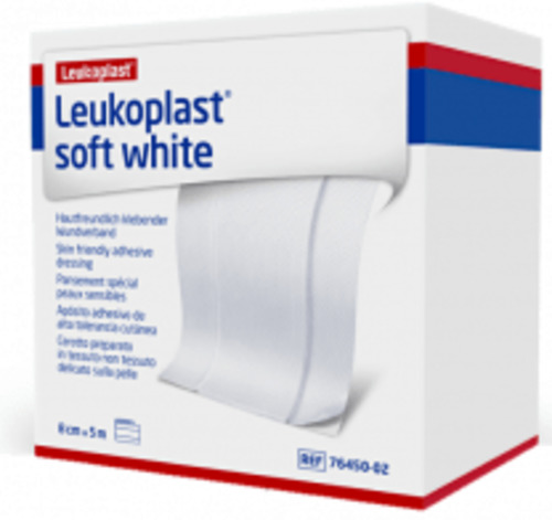 Dressings Gauzes: LP LEUKOPLAST SOFT- 5M ROLL