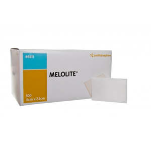 Dressings Gauzes: MELOLITE DRESSINGS 75 X 50MM STERILE BOX 100