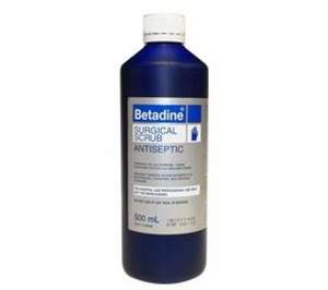 Pharmaceuticals: BETADINE 500ML SURGICAL SCRUB