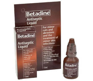 BETADINE 15ML ANTISEPTIC LIQUID