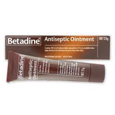 Pharmaceuticals: BETADINE ANTISEPTIC OINTMENT 25GM