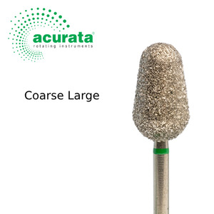 Burrs: DIAMOND BURRS - BUD SHAPE - Acurata